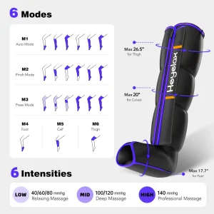 Air Compression Leg Massager Recovery Boots
